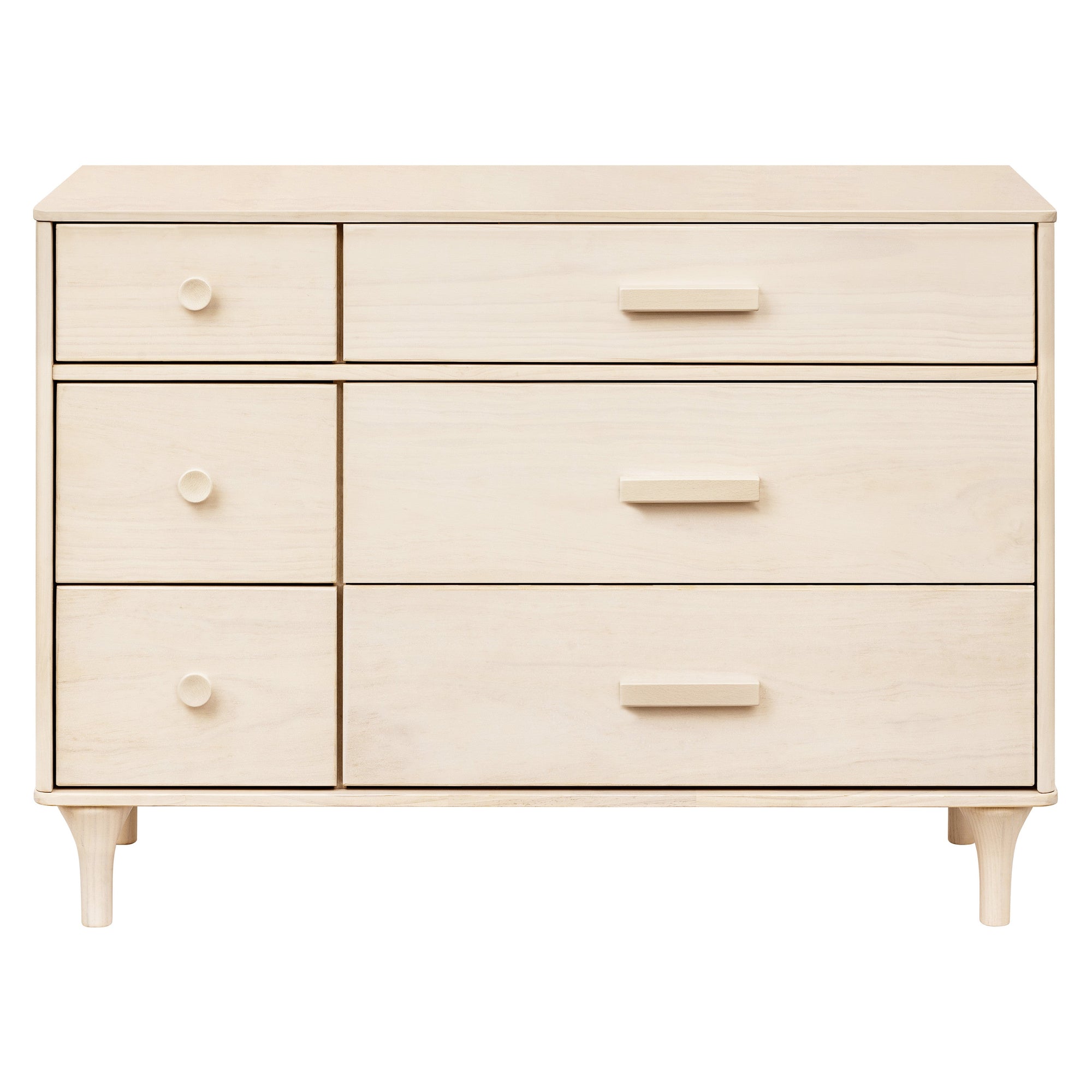 M9016NX,Babyletto,Lolly 6-Drawer Double Dresser  Assembled in Washed Natural