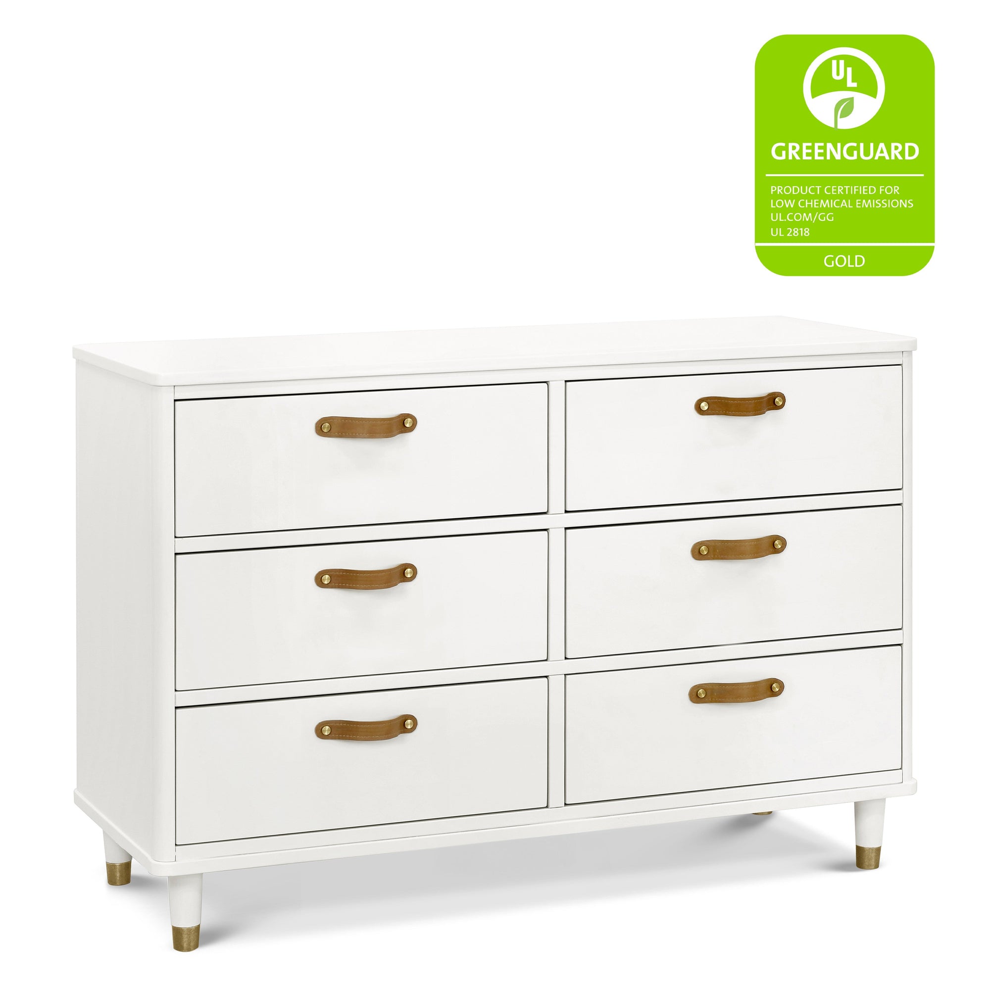 B14316RW,Namesake,Tanner 6-Drawer Dresser in Warm White