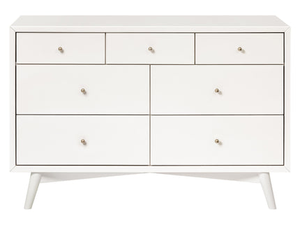 M15916RW,Palma 7-Drawer Double Dresser  Assembled in Warm White