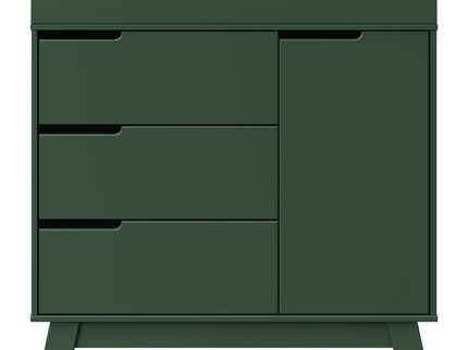 M4223FRGR,Babyletto,Hudson 3-Drawer Changer Dresser w/Removable Changing Tray in Forest Green