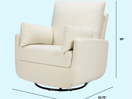 M24587VN,DaVinci,Juno Swivel Glider in Vanilla