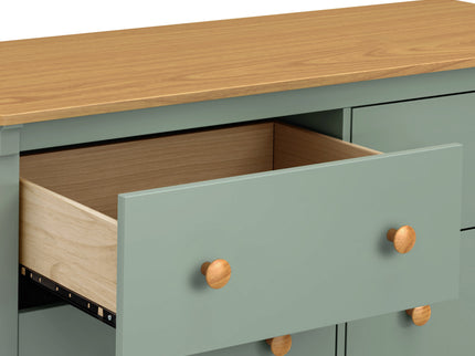 M27226LSHY,DaVinci,Shea 6-Drawer Dresser in Light Sage and Honey
