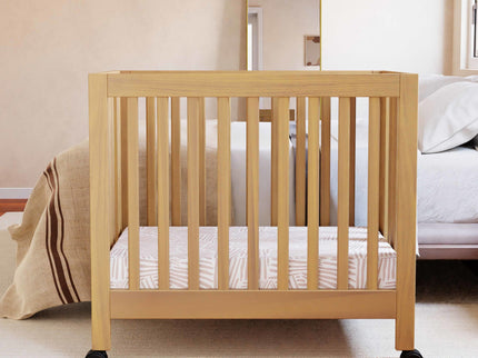 M6698HY,Babyletto,Origami Mini Crib in Honey