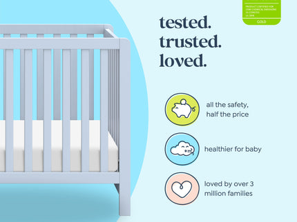 F11901PB,Carter's,Colby 4-in-1 Low-profile Convertible Crib in Powder Blue