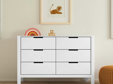 F11926W,Carter's,Colby 6-Drawer Double Dresser in White