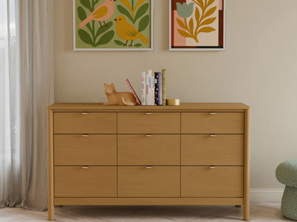 M25928HY,Babyletto Kids,Bondi 9-Drawer Assembled Dresser in Honey