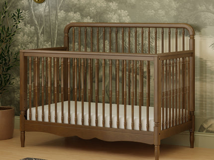 M7141NL,Namesake,Liberty 4-in-1 Convertible Spindle Crib in Natural Walnut