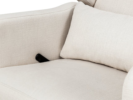 F19587PCM,Carter's,Arlo Recliner and Swivel Glider in Performance Cream Linen