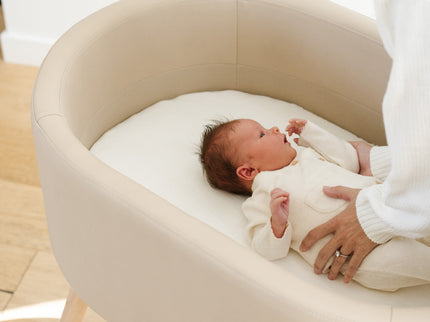 M26834GMLB,Babyletto,babyletto x GATHRE Capsule Bassinet in Millet