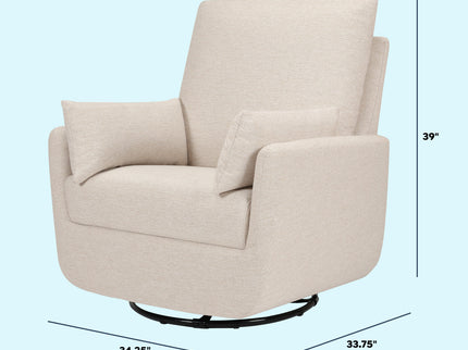 M24587BH,DaVinci,Juno Swivel Glider in Beach