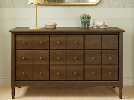 M7128NL,Namesake,Liberty 9-Drawer Assembled Dresser in Natural Walnut