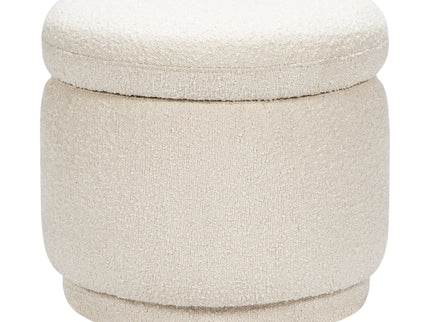 M22985WB,Babyletto,Enoki Storage Ottoman in Ivory Boucle
