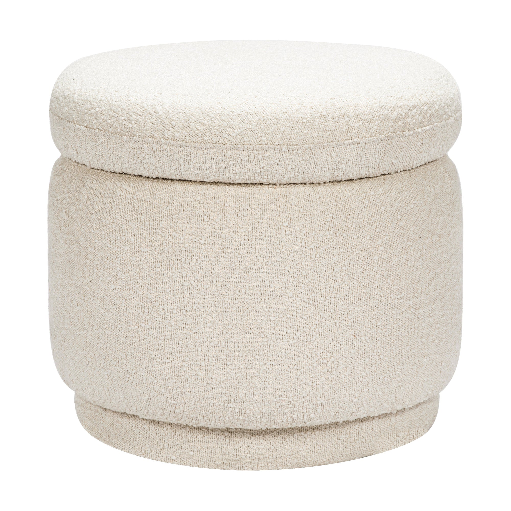 M22985WB,Babyletto,Enoki Storage Ottoman in Ivory Boucle