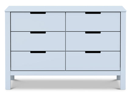 F11926PB,Carter's,Colby 6-Drawer Double Dresser in Powder Blue