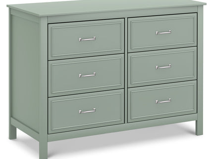 M12826LS,DaVinci,Charlie 6-Drawer Double Dresser in Light Sage