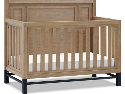 B25801DF,Monogram by Namesake,Newbern 4-in-1 Convertible Crib in Driftwood