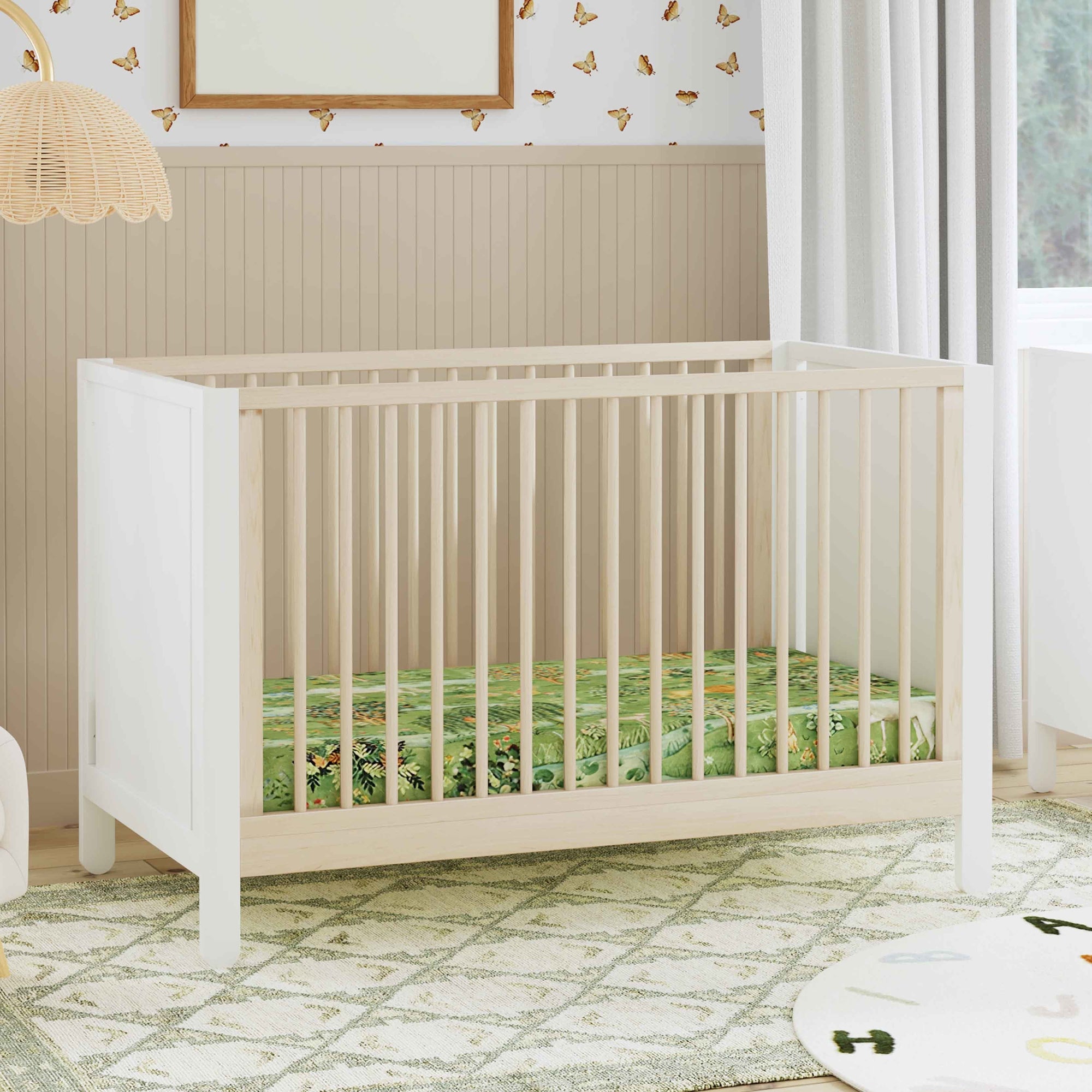 F30301WNX,Carter's,Marisol 4-in-1 Convertible Crib in White/Washed Natural