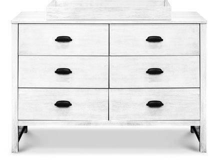 M13516CGW,DaVinci,Fairway 6-Drawer Double Dresser in Cottage White