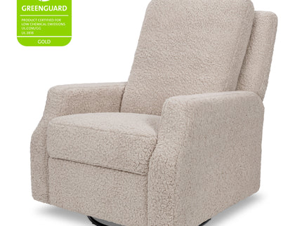 M22287EGS,Namesake,Crewe Recliner and Swivel Glider in Earl Grey Shearling