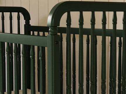 M7101FRGR,Namesake,Liberty 3-in-1 Convertible Spindle Crib w/Toddler Bed Conversion Kit in Forest Green