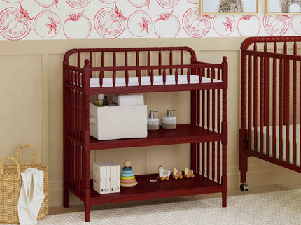 M0302CP,DaVinci,Jenny Lind Changing Table in Rich Cherry Finish