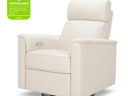 M17186PWB,Namesake,Willa Plus Power Glider Recliner w/ Power Headrest in Performance Ivory Boucle