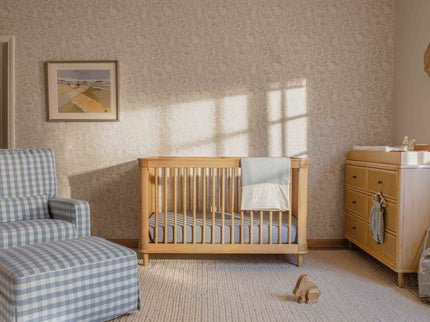 M23701HYHC,Namesake,Marin with Cane 3-in-1 Convertible Crib in Honey and Honey Cane