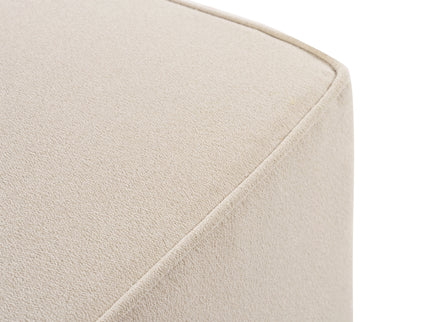 M13985CM,DaVinci,Davinci Universal Gliding Ottoman in Cream Finish with Cream Piping