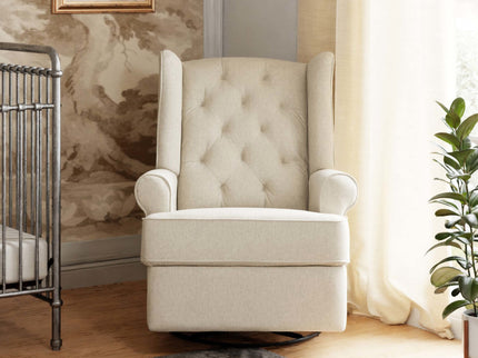 M21987PCMEW,Namesake,Harbour Power Recliner in Performance Cream Eco-Weave