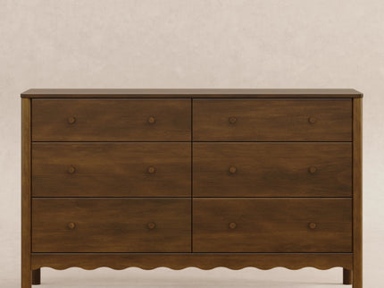M27916NL,Swell 6-Drawer Assembled Dresser in Natural Walnut