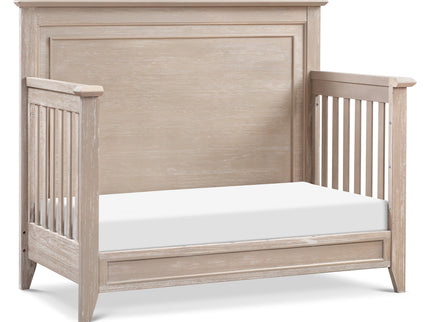 M24401SDB,Monogram by Namesake,Beckett Rustic 4-in-1 Convertible Flat Top Crib in Sandbar