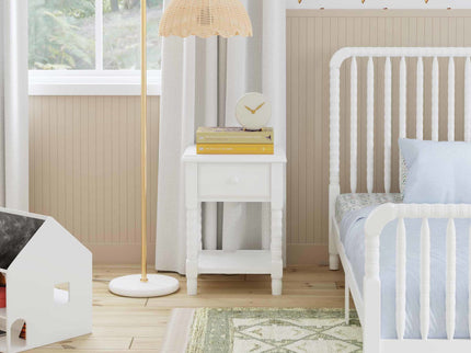 M7360W,DaVinci,Jenny Lind Spindle Nightstand in White