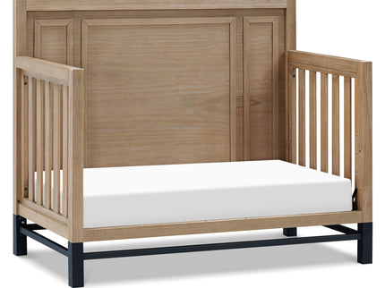 B25801DF,Monogram by Namesake,Newbern 4-in-1 Convertible Crib in Driftwood