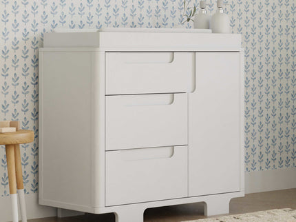 M23423W,Babyletto,Yuzu 3-Drawer Changer Dresser in White