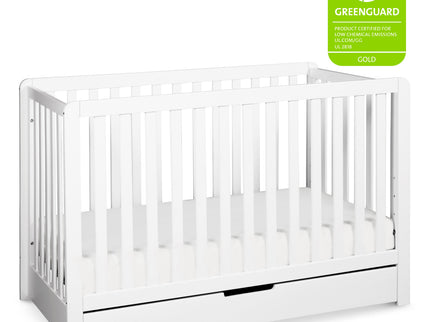 F11951W,Carter's,Colby 4-in-1 Convertible Crib w/ Trundle Drawer in White