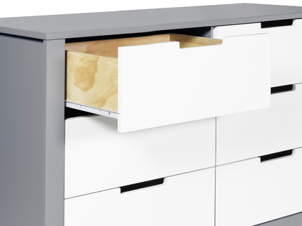 F11926GW,Carter's,Colby 6-Drawer Double Dresser in Grey and White