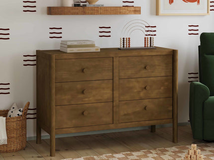 M25126L,DaVinci,Birdie 6-Drawer Dresser in Walnut