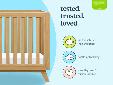 M22501HY,DaVinci,Otto 3-in-1 Convertible Crib in Honey