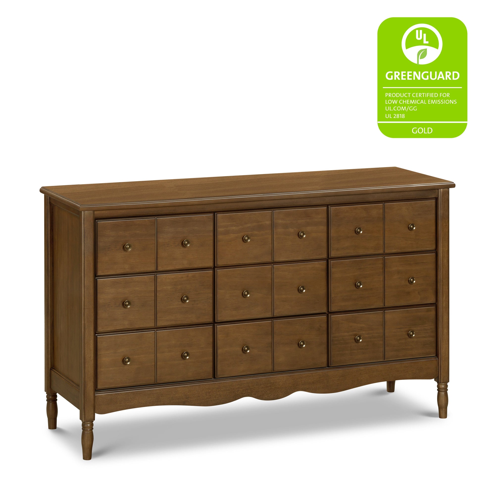 M7128NL,Namesake,Liberty 9-Drawer Assembled Dresser in Natural Walnut