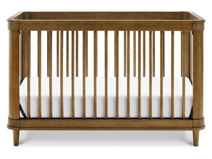 M23701NLBC,Namesake,Marin with Cane 3-in-1 Convertible Crib in Natural Walnut and Blonde Cane