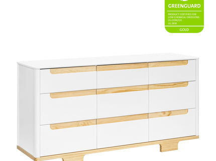M23428WN,Babyletto,Yuzu 9-Drawer Dresser  Assembled in White/Natural