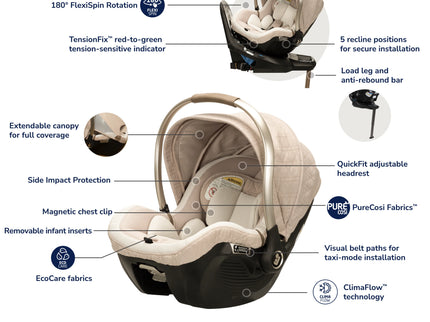 Tana 360° Rotating Travel System with Peri™ 180° in Natural Heritage