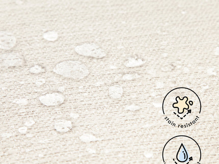 M13985PCM,DaVinci,Davinci Universal Gliding Ottoman in Performance Cream Linen