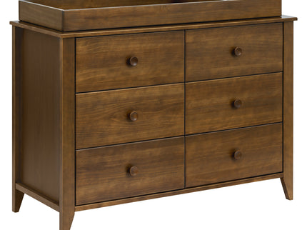 M10326NL,Babyletto,Sprout 6-Drawer Double Dresser in Natural Walnut