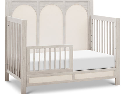 M24801WDFPEW,Namesake,Eloise 4-in-1 Convertible Crib in White Driftwood and Performance Pearl Eco-Weave