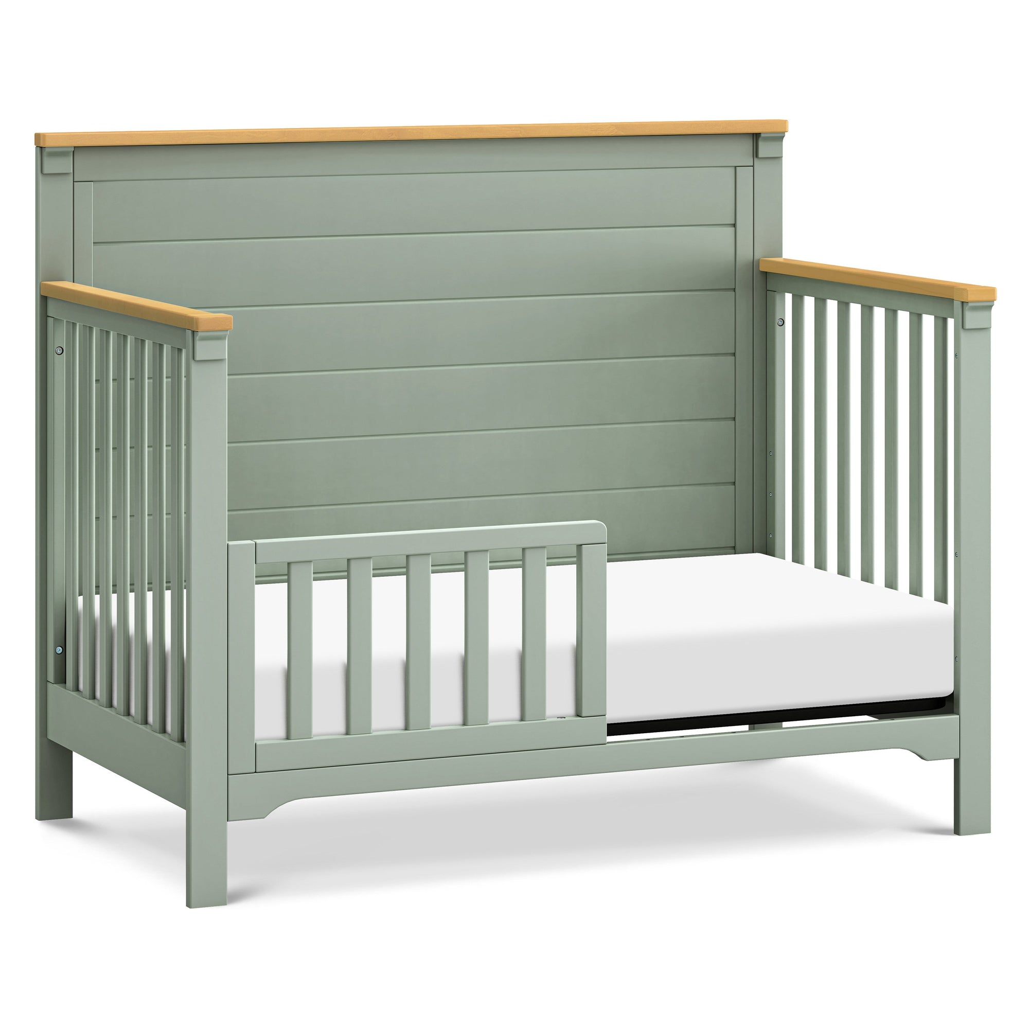 M27201LSHY,DaVinci,Shea 4-in-1 Convertible Crib in Light Sage and Honey