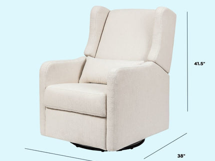 F19587PCM,Carter's,Arlo Recliner and Swivel Glider in Performance Cream Linen