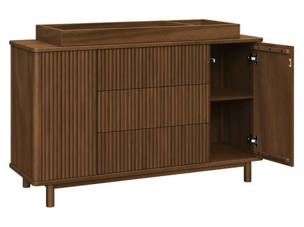 M29816NL,Babyletto,Pogo Tambour Assembled Dresser in Natural Walnut