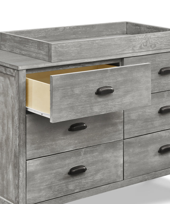M13516CTG,DaVinci,Fairway 6-Drawer Double Dresser in Cottage Grey