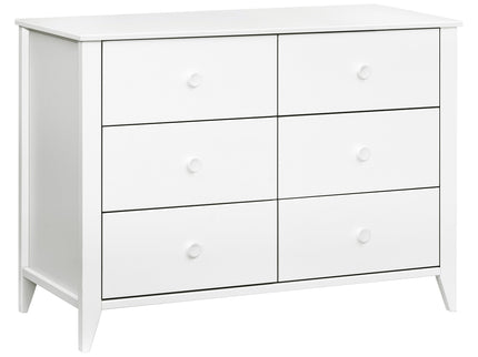 M10326W,Babyletto,Sprout 6-Drawer Double Dresser in White